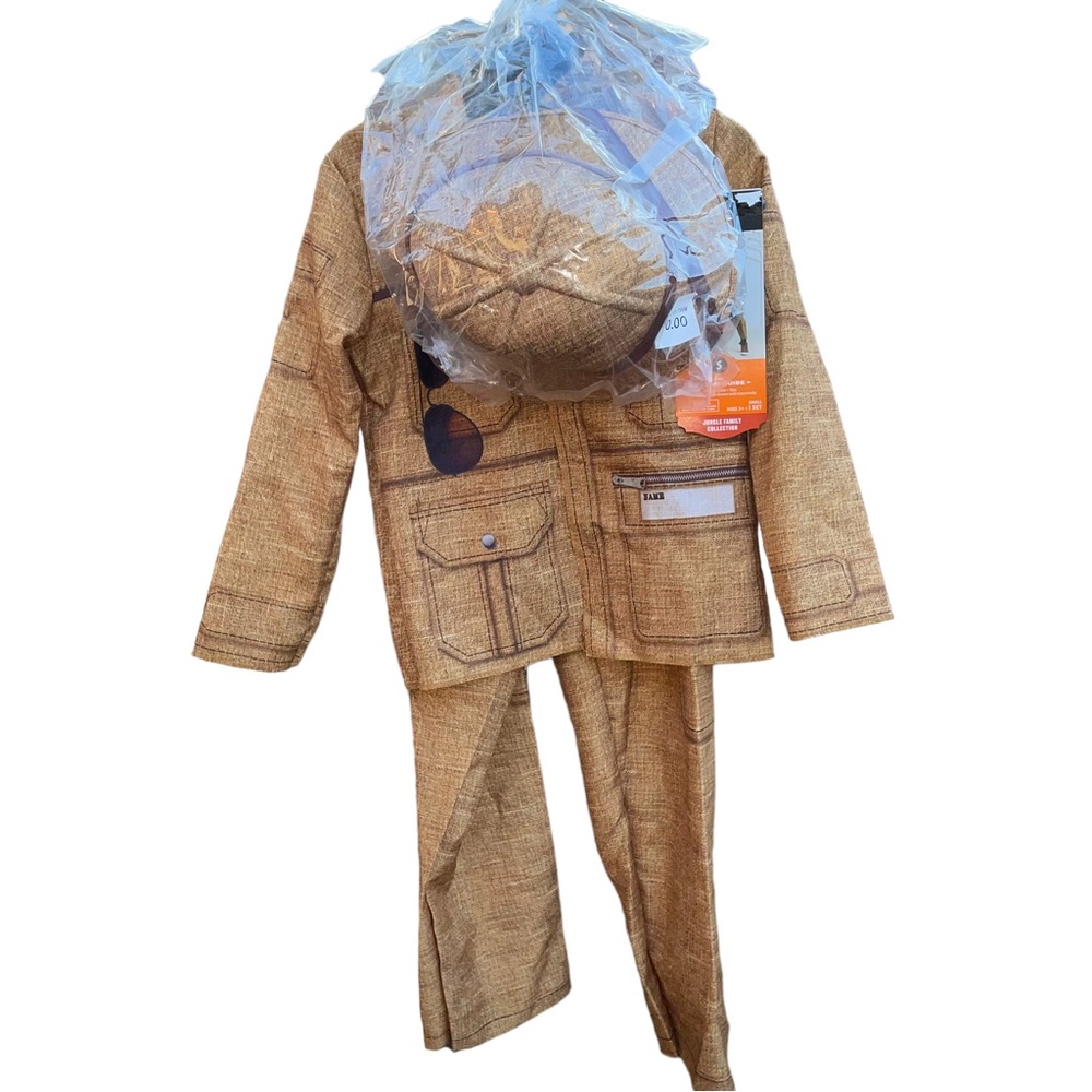 Safari Guide Costume Shirt Pants & Hat Kids Size 4-7 brand new never worn - Picture 12 of 12